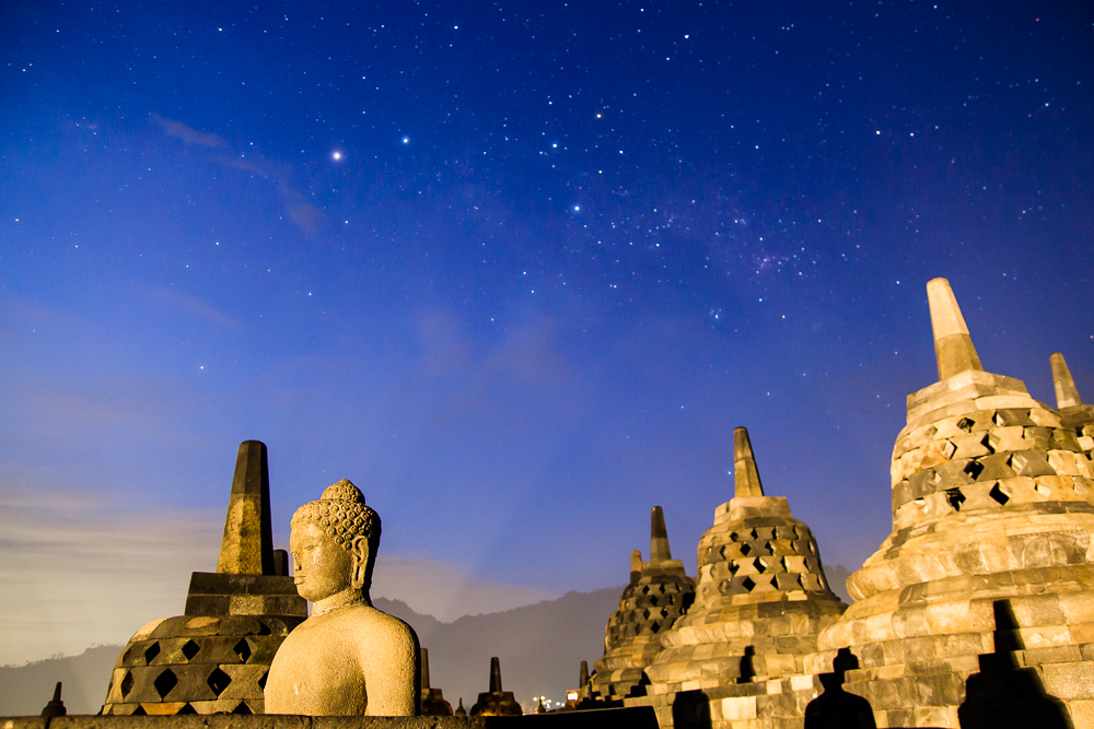 Stars Over Borobudur, Indonesia